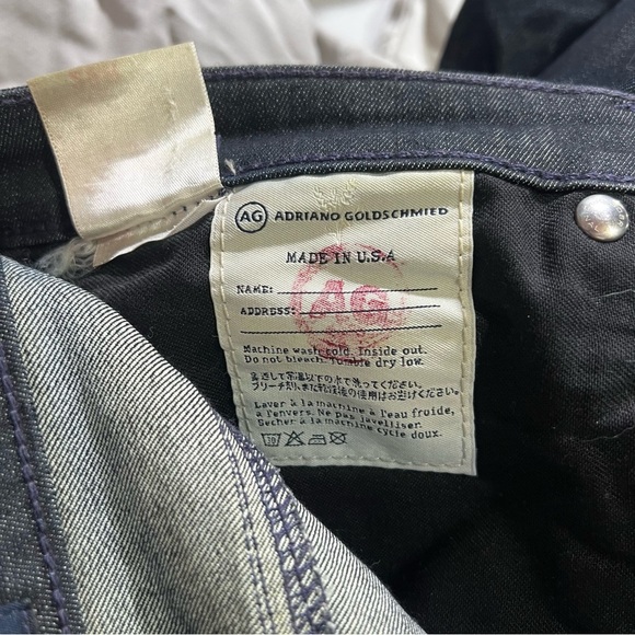 Adriano Goldschmied The Legging Super Skinny Fit Black Size 29 Jegging Distress - Picture 10 of 11